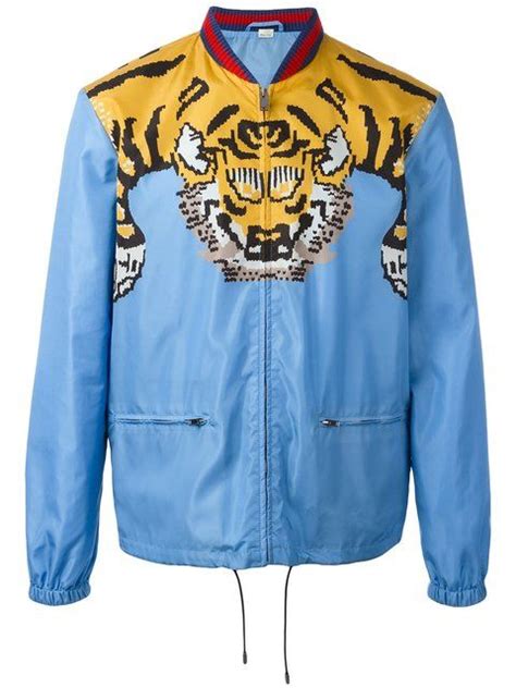 gucci windbreaker tiger replica|gucci tiger jacket.